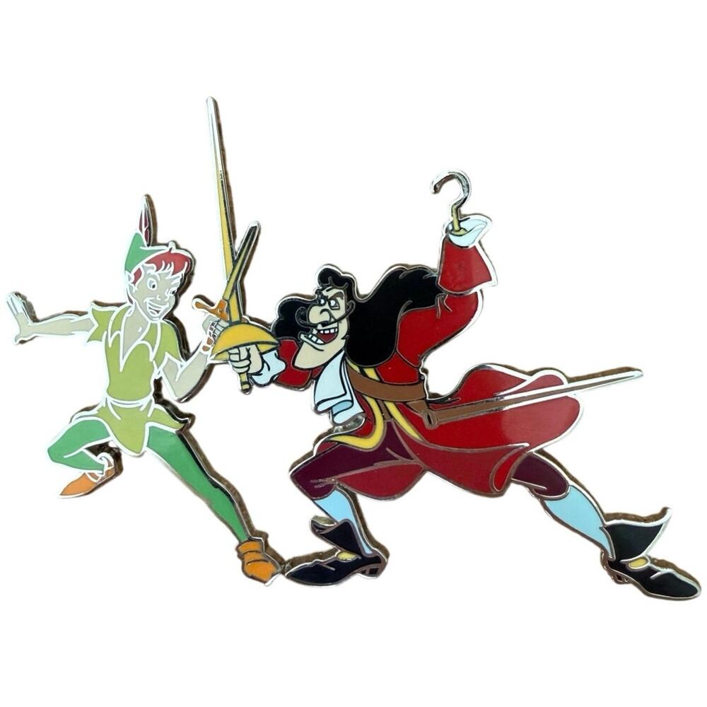 Peter Pan Hook Crossing Swords Disney Land Paris Dlp Nov 2023 Jumbo Pin